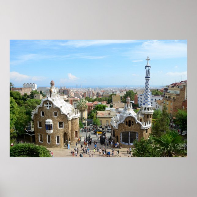 Póster Poster de Park Guell (Frente)