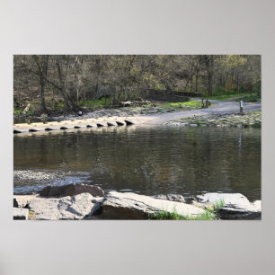 Póster Poster de Park Waterscape