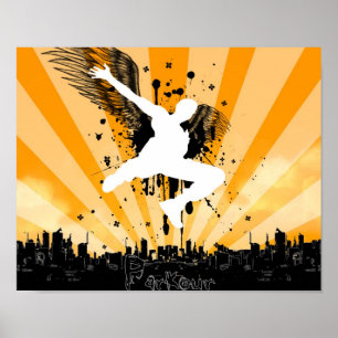 Póster Poster de Parkour