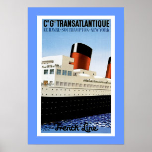 Póster Poster de parteras de línea francesa