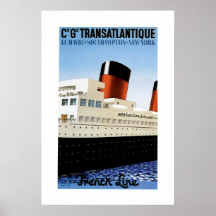 Póster Poster de parteras de línea francesa