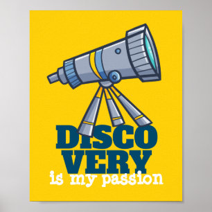 Póster Poster de pasión de descubrimiento personalizado