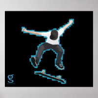 Poster de patinaje