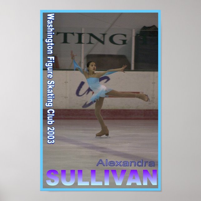 Póster poster de patinaje sullivan (Frente)