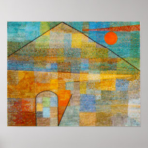 Póster Poster de Paul Klee Ad Parnassum