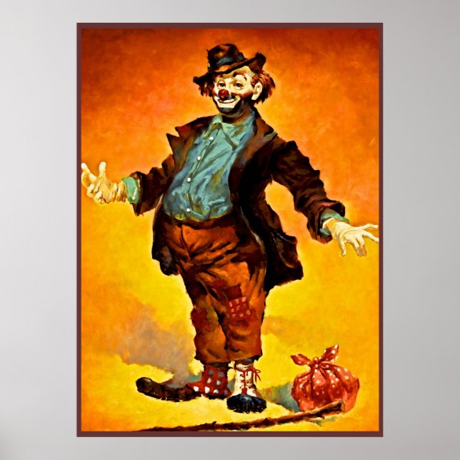 Póster Poster de payasos pintando 14 (Frente)