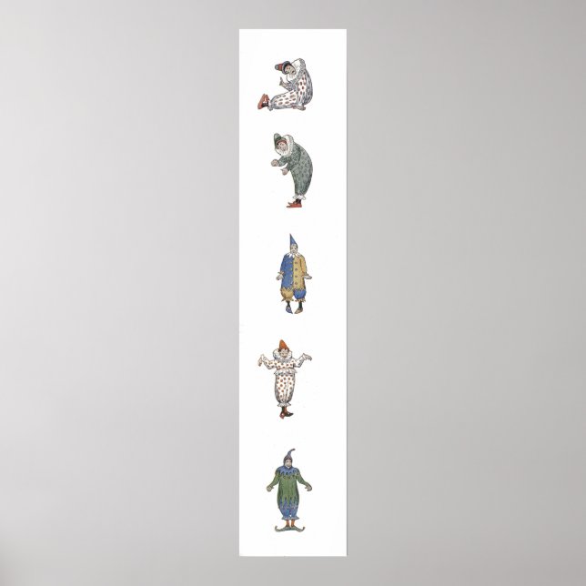 Póster Poster de Payasos Vintage (Frente)