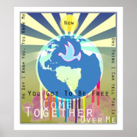 Poster de paz de Sony ATV "Come Together"