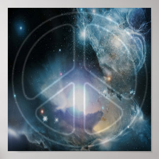 Póster Poster de paz universal