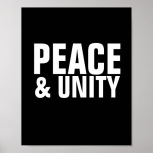 PÓSTER POSTER DE PAZ Y UNIDAD