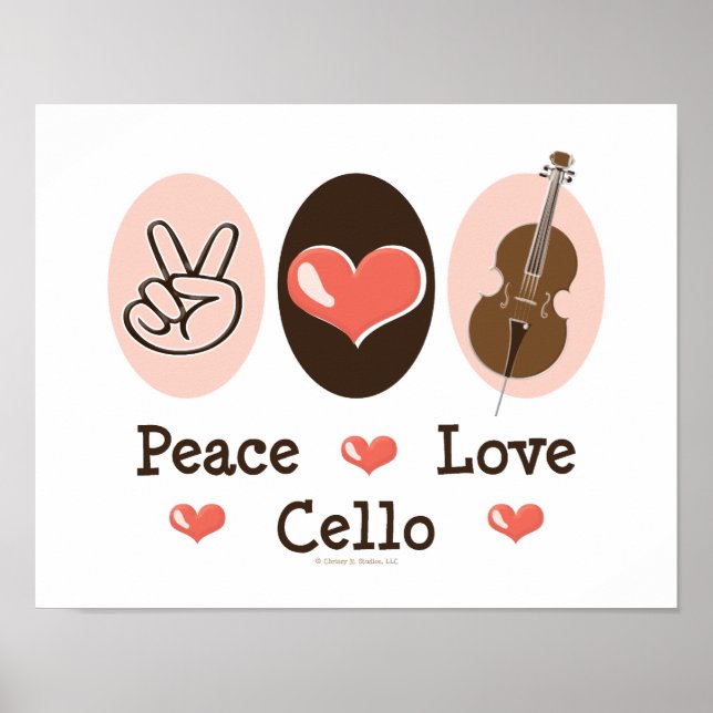 Póster Poster de Peace Love Cello (Frente)