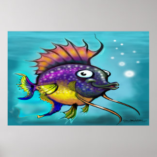 Póster Poster de peces arcoiris