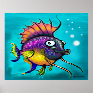 Póster Poster de peces arcoiris