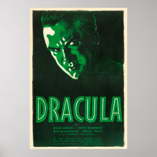 Póster Poster de película Drácula Vintage (Frente)