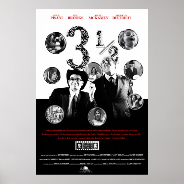 Póster POSTER de películas CSA 3 1/2 27X40 (Frente)