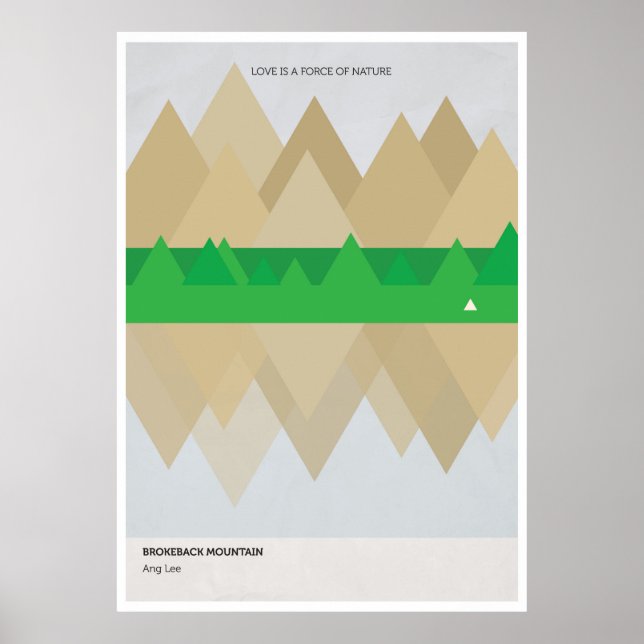 Póster Poster de películas de Brokeback Mountain (Frente)