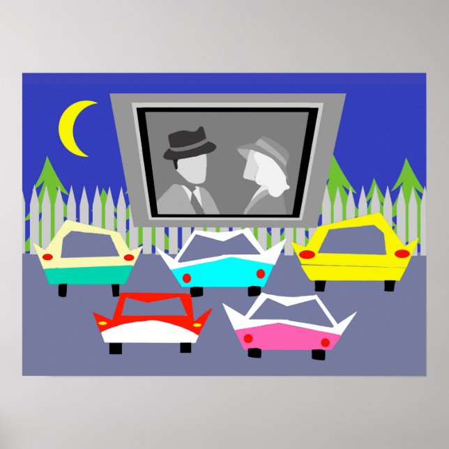 Póster Poster de películas de Small Town Drive-In (Frente)