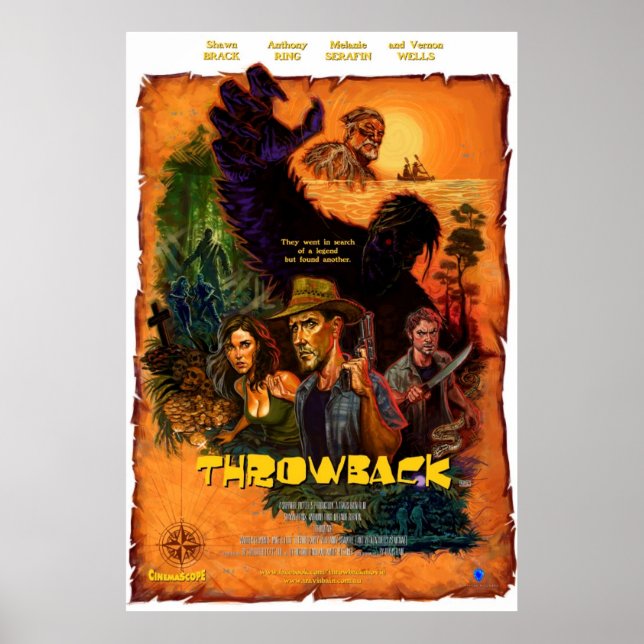 Póster poster de películas de una hoja "Throwback" (Frente)