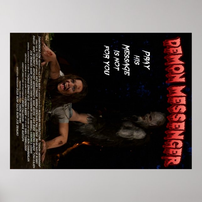 Póster Poster de películas Demon Messenger (Frente)