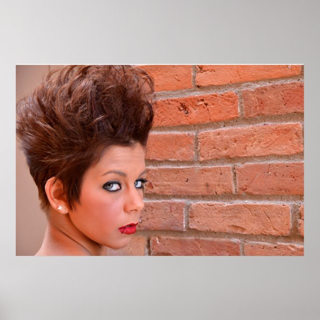 Póster Poster de pelo corto (Frente)