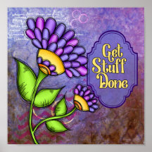 Poster de pensamiento positivo vivo