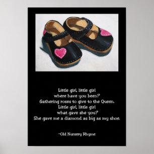 Póster Poster DE PEQUEÑOS ZAPATOS/CORAZONES