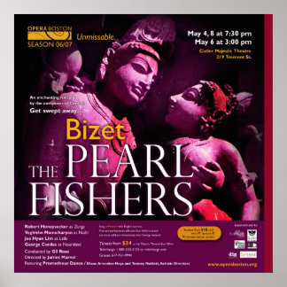 Póster poster de perla fisher