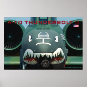 Póster Poster de perno de cerrojos A-10