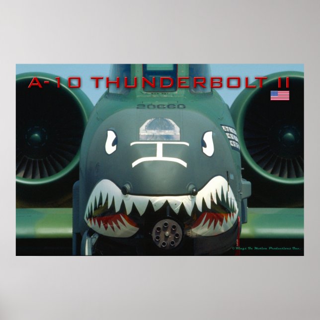 Póster Poster de perno de cerrojos A-10 (Frente)