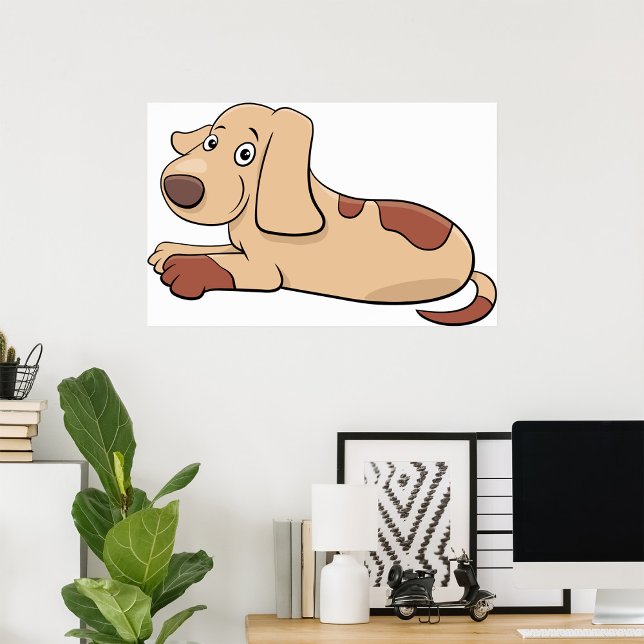 Póster Poster de Perro Marrón Cura Feliz Cachorro (Subido por el creador)
