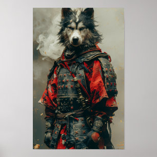 Póster Poster de perro pastor antropomórfico - Canina cap