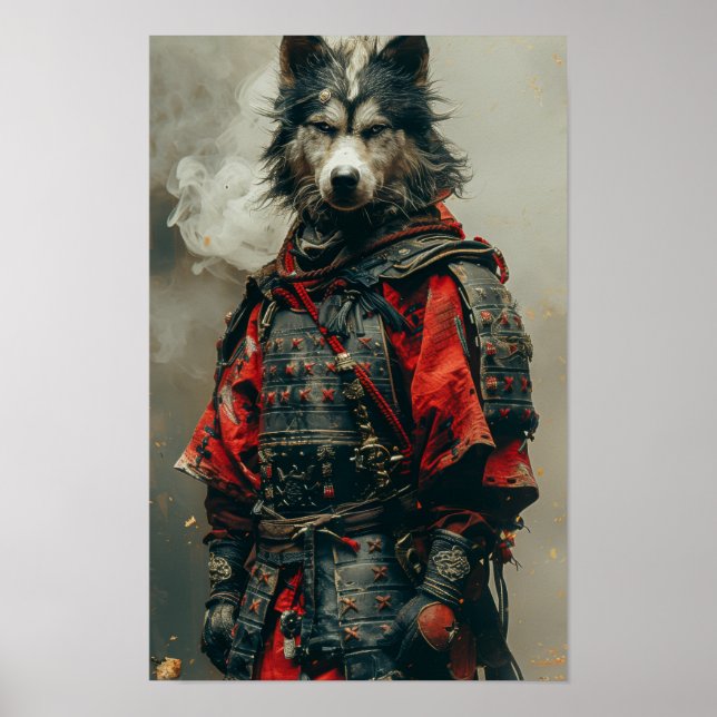 Póster Poster de perro pastor antropomórfico - Canina cap (Frente)