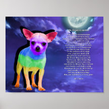 Poster de perro soñador (Chihuahua)