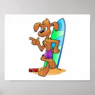 Póster Poster de Perro Surf de Australia