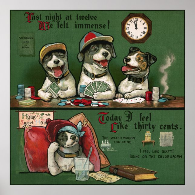 Póster Poster de perros (Frente)