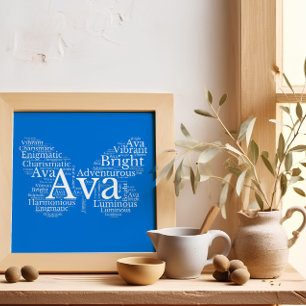 Póster Poster de Personalizable Ava