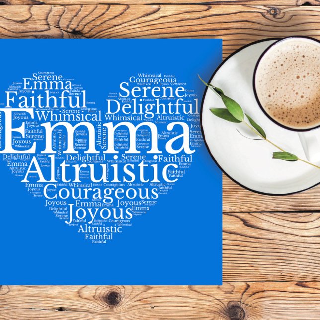 Póster Poster de Personalizable de nube de nombre Emma (Subido por el creador)