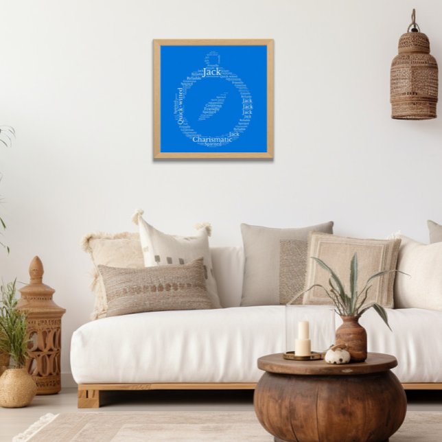 Póster Poster de Personalizable de nube de nombre Jack (Subido por el creador)