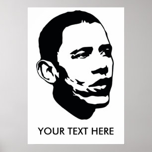 Póster Poster de Personalizable de Obama