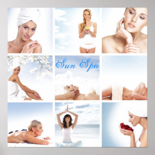 Póster poster de personalizable para el centro de belleza