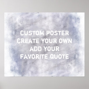 Póster poster de personalizado añada su estilo chic de co