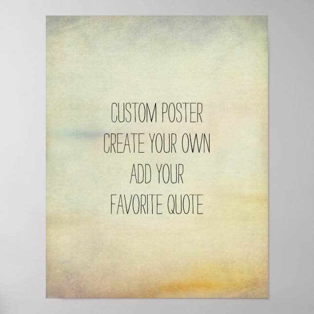 Póster poster de personalizado añada su propio estilo vin (Frente)
