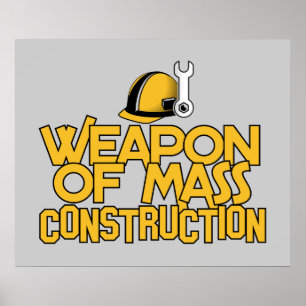 Póster Poster de personalizado de construcción masiva