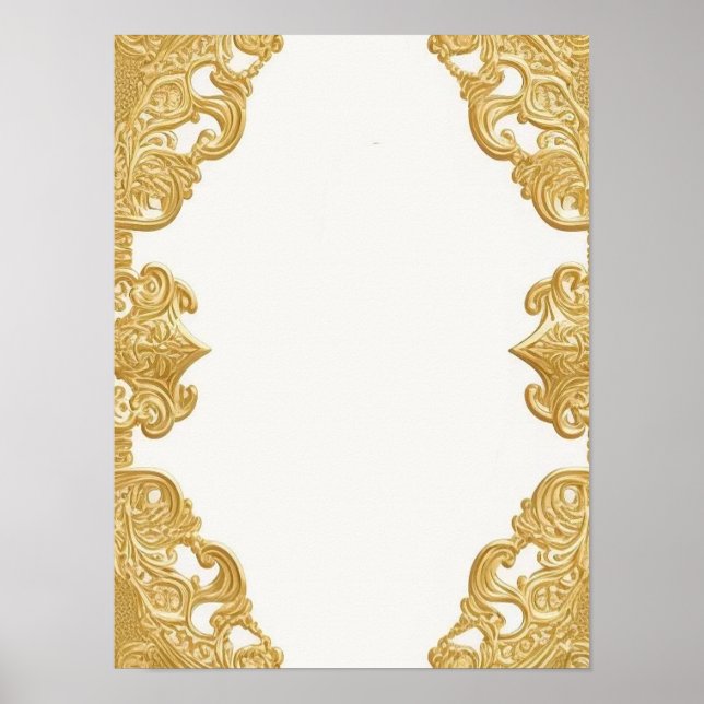 Póster Poster de Personalizado de fondo de plantilla de o (Frente)