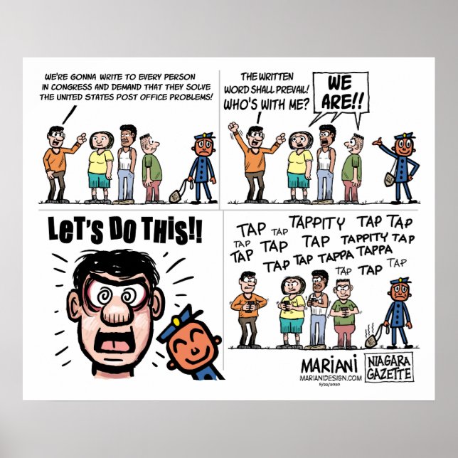 Póster POSTER de Personalizado editorial de USPS (Frente)