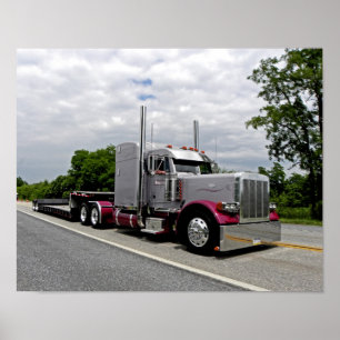 Póster Poster de Peterbilt 379 de un Horning