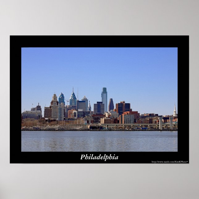 Póster Poster de Philadelphia Skyline (Frente)