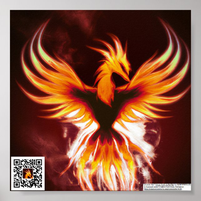 Póster Poster de Phoenix Aumentado (Frente)