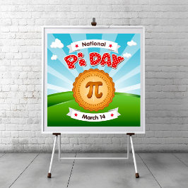 Póster Poster de Pi Day