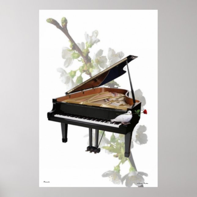 Póster Poster de piano (Frente)